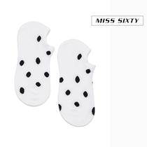 Miss Sixty2020春季新款波点棉质混纺船袜短袜子女601OJ8640000