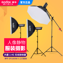 Shenniu DP1000II second generation studio studio flash high-speed large still life fill light photography light set