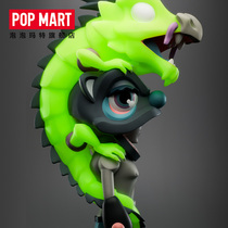 POPMART Bubble Mart COARSE Aura ignited Dragon Soul/Shark Hub Glare Tide Play Decoration