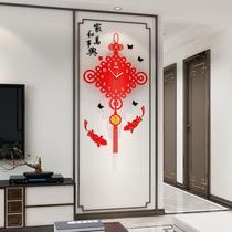 Chinese style clock hanging bell living room modern minimalist atmosphere personality creative home fashion clock hanging wall China wind