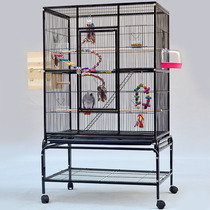 Yuedi new square iron group bird cage tiger skin peony parrot cage bird cage gray parrot breeding cage A421