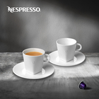 Nespresso pure series large cup coffee cup set ceramic white coffee cup 180ml * 2 pieces