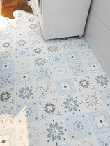 Bathroom toilet toilet thickened wear-resistant waterproof self-adhesive floor non-slip refurbished wallpaper oil-proof high temperature resistant wallpaper