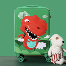 Cup bear light suitcase small childrens boarding box 17 inch trolley case universal wheel suitcase portable box