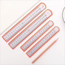 Steel ruler iron ruler 1 meter 5 long steel plate ruler stainless steel ruler 15 20 30 50 cm iron ruler steel ruler