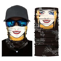 Outdoor sunscreen women Halloween funny magic headscarf riding mask clown headgear sports bib customization
