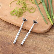 Vietnamese spring onion plum knife Cutting spring onion artifact Ultra-fine multi-functional kitchen restaurant spring onion planer wire brush wire knife Commercial