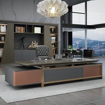 Bosboard table simple modern high-end large size light luxury President table big class commercial board table single manager table
