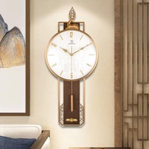 Light Extravagant Deer Head Creative Hanging Bell Nordic Modern Home Fashion Muted Living Room Clocks New Chinese Style Decorative Hanging Wall Watch