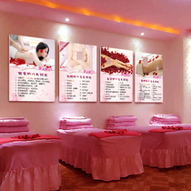 Beauty salon decorations health club wall mural beauty body advertisement poster publicity map spa hanging picture stickers