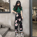 Ladies Xiaoxiangfeng two-piece suit pants, western style, light mature, age reduction, elegant, gentle and handsome temperament female jumper fashion