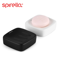 Swiss SPIRELLA toilet put soap box household soap drain box ceramic soap box bathroom soap tray