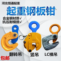 Horizontal crane vertical lifting clamp horizontal vertical lifting clamp fixture driving hook 3 tons 5 tons 10t