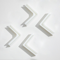  Plastic corner vertical buckle background plate accessories can be clamped thickness 5mm
