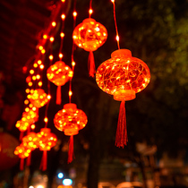 2022 over New Years Little Lantern Lantern Hanging chandelia Outdoor Spring Festival Home Festive Decorations Doorway Big Red Lights for New Year