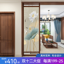 New Chinese screen partition living room bedroom shelter simple modern entrance entrance partition decoration home