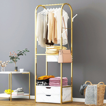 Coat rack Floor Bedroom Net Red Home Wrought Iron Personality Creative Multi-function Clothing Store Clothes Shelf Clothes Rack