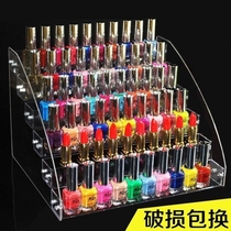 European style rack display nail polish put shelf shelf shelf Transparent hanging wall nail art cabinet glue