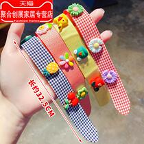 Girl baby Velcro hair band Liu Haitao broken post headband headgear hair accessories female hair card children hairclip