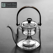 Touch Miss Household heat-resistant glass tea set Beam filter cooking teapot Electric pottery stove Large capacity tea pot