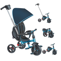 Ireland childrens tricycle bicycle trolley Baby foldable lightweight walking baby car Multi-functional three-in-one