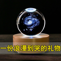 Crystal Ball Luminous Music Box Music Box Wooden Rotating Bluetooth Speaker Boys and Girls Birthday Christmas Gifts