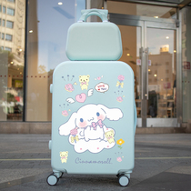 Cute luggage cartoon Japanese trolley case hipster suitcase male and female students child mother password box silent wheel