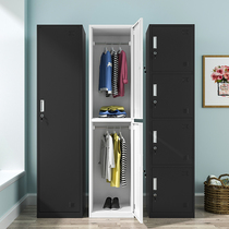 Single-corner cabinet locker tin cabinet single-door locker tin debris storage narrow cabinet slit small cabinet with lock