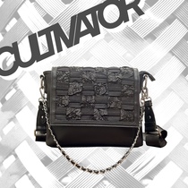 Cultivator original trend personality dark splicing chain men and women shoulder crossbody messenger bag