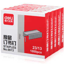 deli stationery deli 0013 heavy-duty thick layer staples 80 sheets 23 13 1000