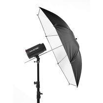 33-inch black silver reflective umbrella photography umbrella photography soft light props stainless steel skeleton flash photography reflector umbrella