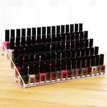 Nail polish shelf display stand Nail art shelf Nail glue storage box Transparent acrylic cosmetics display shelf