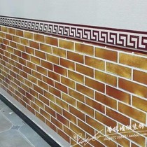 PVC wallpaper wallpaper self-adhesive restaurant restaurant barbecue Wall imitation brick stickers waterproof decoration refurbished wall stickers