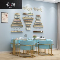 Nail art table and chair set combination Nordic single double double manicure table special price Economical ins paint white