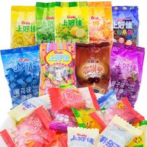 Shanghaijia sugar mint sugar fructose cool sugar 500g bagged snacks Happy sugar hard candy mixed flavor wholesale