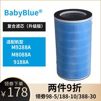 Adapt to Jingmeishi 9188A/M8088A/M8188 air purifier filter mesh M1M2 composite filter cylinder