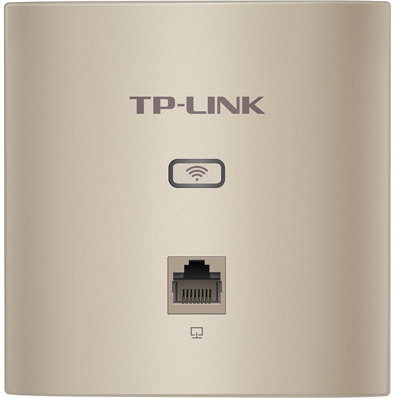 TP-LINK TL-AP1202I-PoE 双频86型1200M无线面板式AP 别墅全屋5G覆盖POE网线供电1200M嵌入墙壁式WiFi路由器