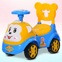 Children's twist car 1-3-year-old baby scooter four-wheel toy car music can ride giant panda swing car