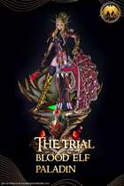 (Scheduled to light up) Saga model playing FAITH ART Blood Elf trial T2 female Paladin statue