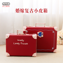 Box for wedding with wedding box Red Leather Case Hand Press Box Money Bride Dowry Bride Dowry Box Wedding box Official box