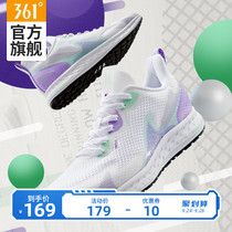 361 women's shoes sports shoes 2020 new autumn mesh breathable 361 degrees lightweight waterproof running shoes Q elastic running shoes