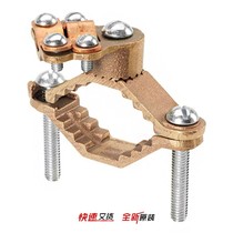 GPCH4/0-2-Q CBL CLAMP GROUND BRONZE PIPE MNT