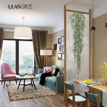 Nordic screen partition living room bedroom fabric porch solid wood shielding household small apartment simple modern seat screen