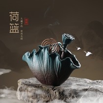 Zen ceramic incense lavender ornaments office living room porch home interior desktop sandalwood agarwood