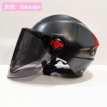 Convenience electric car helmets for men and women in summer breathable sunscreen sunshade Four Seasons universal Harley half helmet safety hat