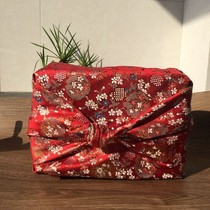 New Year Chinese gift box packaging wrap cloth red brocade wind Lu Fu wedding gift return gift housewarming wrap skin