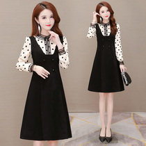  This years popular 2021 new lady age reduction early spring and autumn high-end age reduction small man bottoming dress children