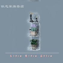 Plant iron nail art rack ledge placement rack Fashion shelf wall nail glue storage cabinet Nail oil