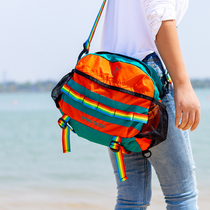 Multifunctional backpack shoulder shoulder bag outdoor backpack travel light folk dance bag women Summer