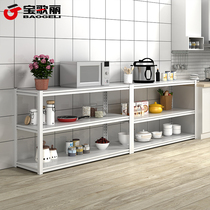 White Warehousing Shelves Warehouse Storage Home Shelving Shelves Supermarket Shelves Multilayer Kitchenette Containing Iron Racks